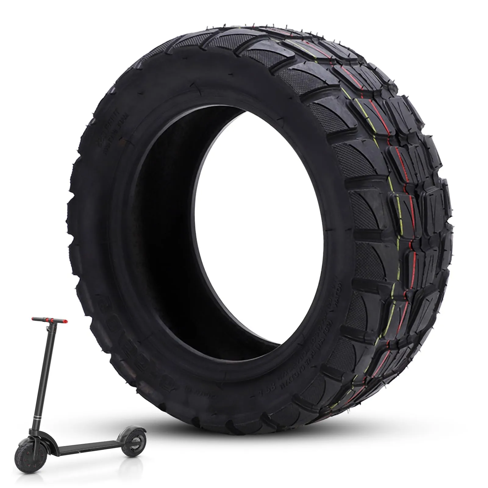 10-Inch Electric Scooter Tubeless Tire - Durable, Puncture-Resistant, and Comfortable Ride Experience