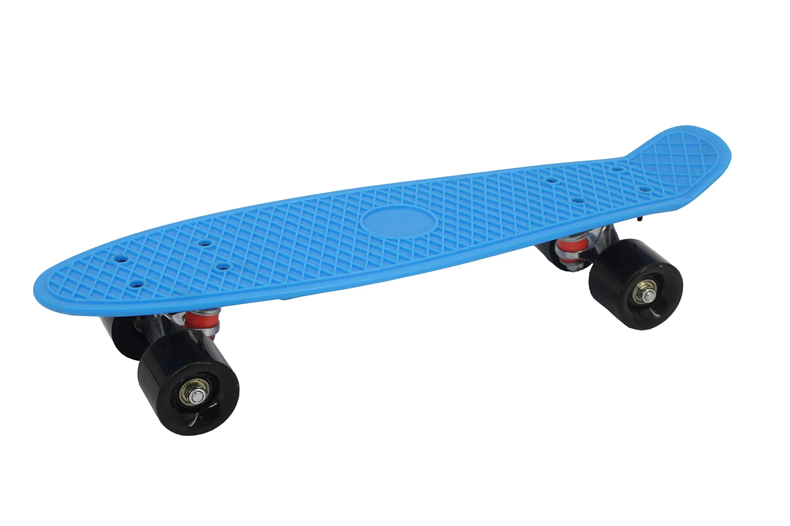 22-Inch Skateboard Cruiser for Ages 8+, Durable Polypropylene Deck, Smooth ABEC-7 Bearings