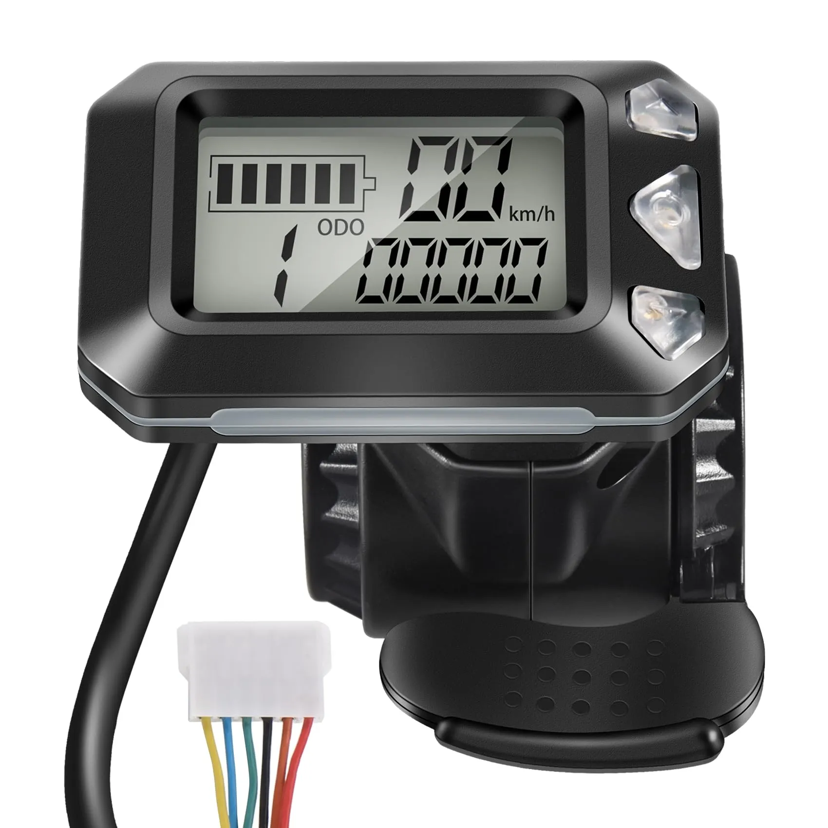 Adjustable 24V/36V Electric Scooter Display Switch for 5.5' Scooters – LCD Screen, Black