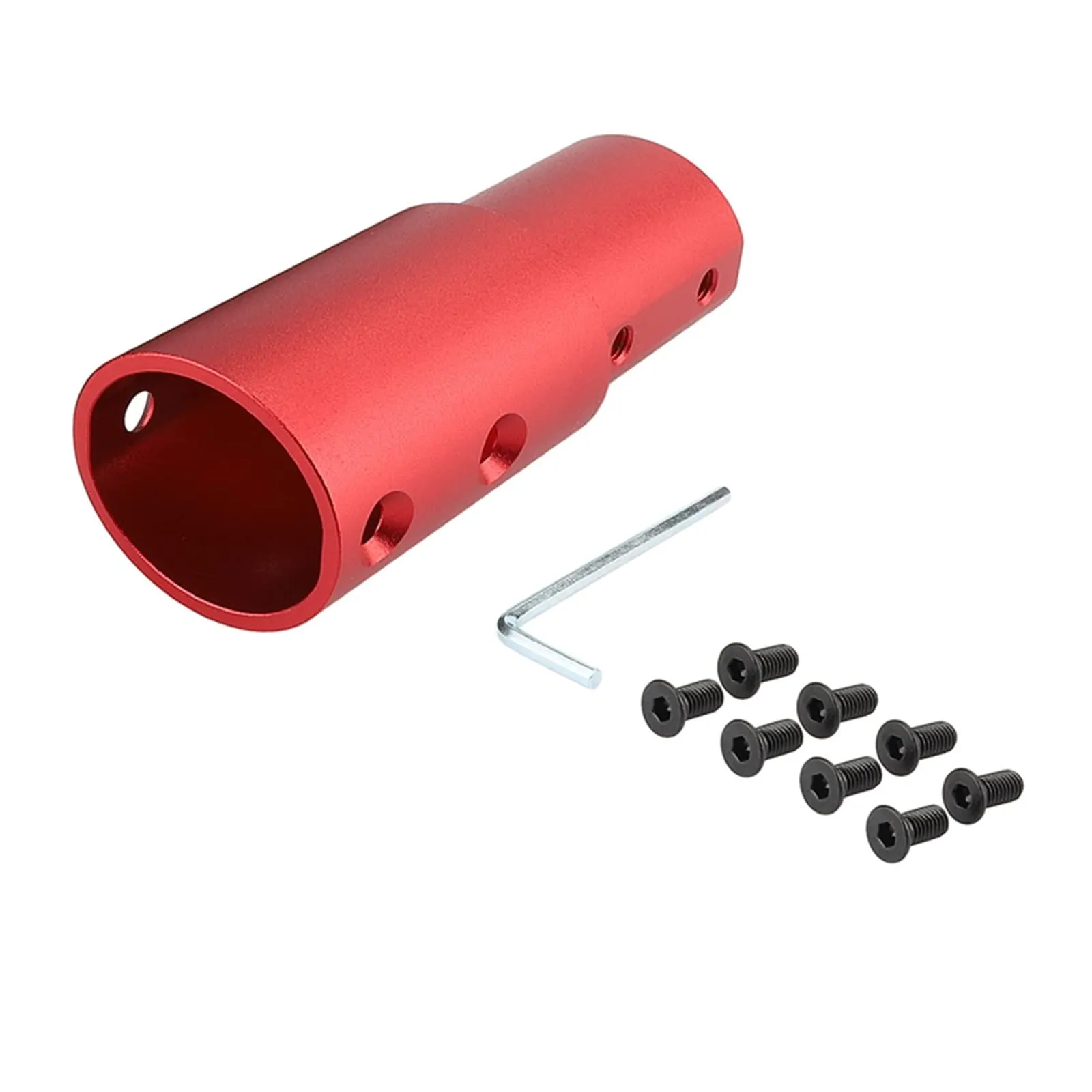 Aluminium Alloy Adjustable Pole Raiser for Xiaomi M365 Electric Scooter – Red