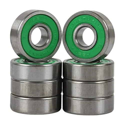 Amphetamine Skateboard ABEC 7 Bearings - Set of 8 High-Speed, Durable Skateboard Bearings