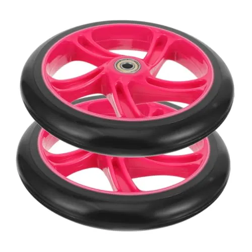 BESPORTBLE Universal Replacement Wheels for Scooters - Durable, Easy-Install PU Wheels