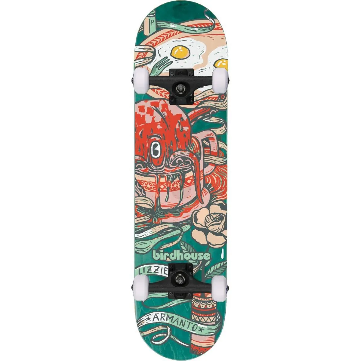 Birdhouse Skateboard Complete Lizzie Armanto Favorite Green 7.75' High-Quality Components