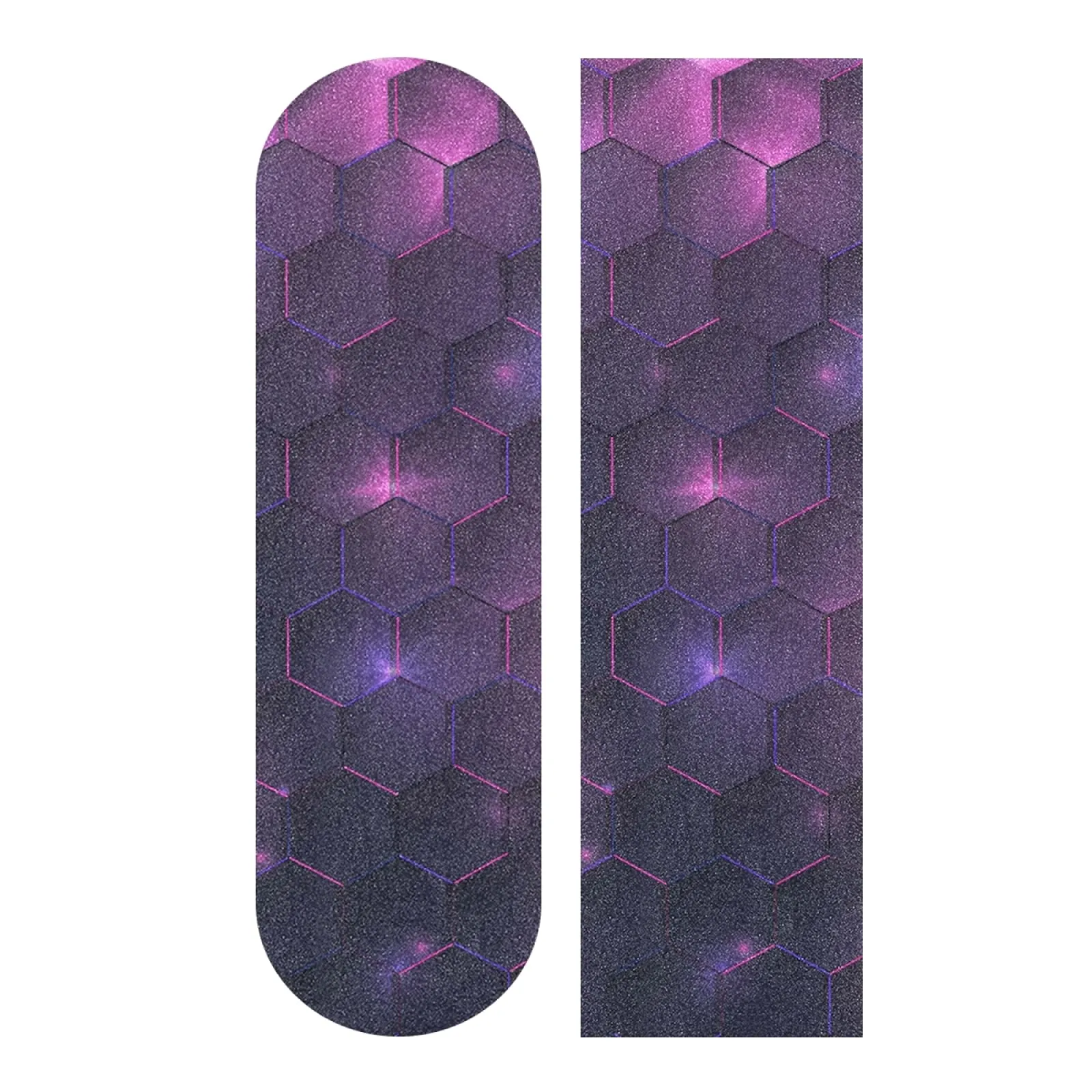 Bolaz Purple Abstract Skateboard Grip Tape 33.1'x9.1' Non-Slip Waterproof Longboard Sandpaper