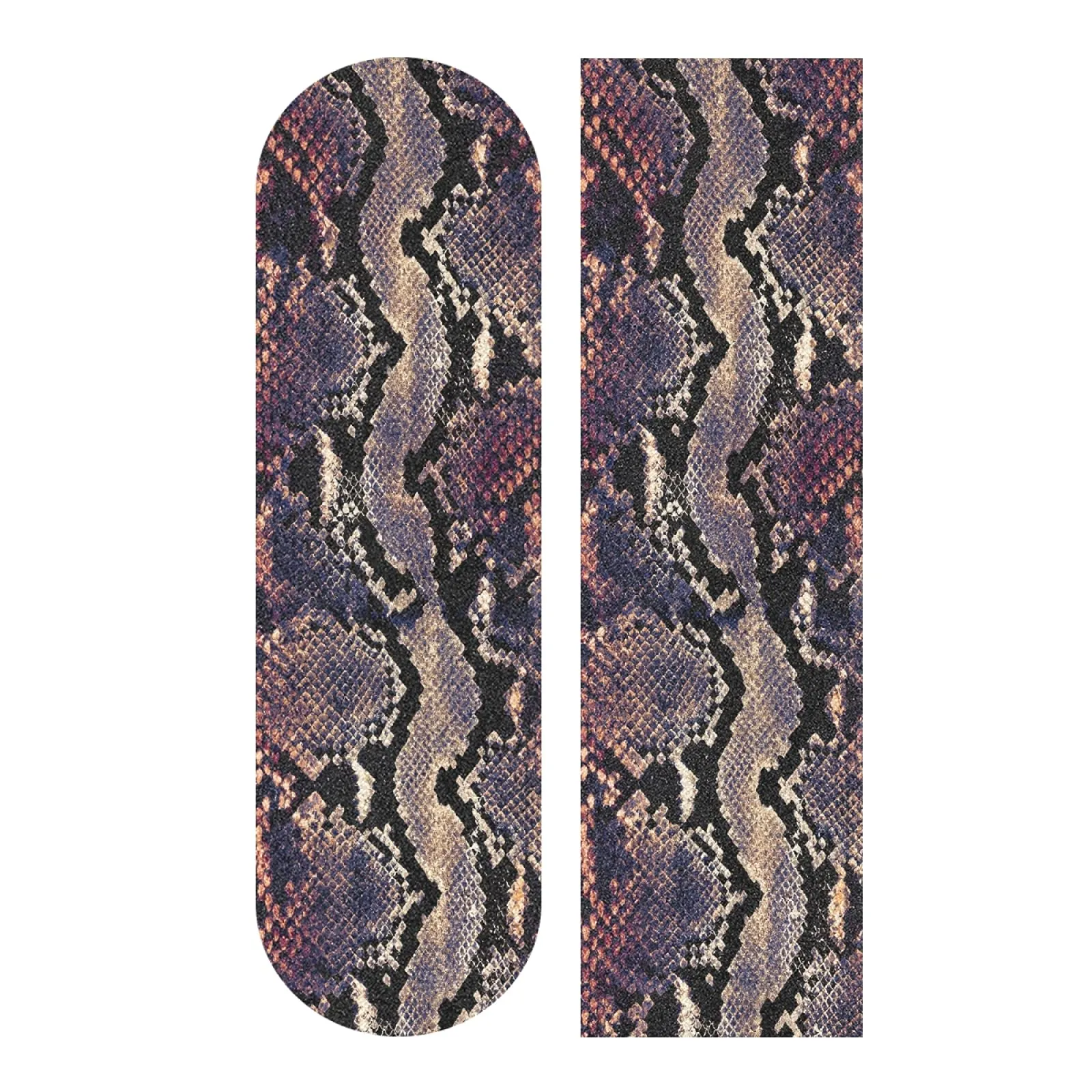 Bolaz Skateboard Grip Tape 33.1'x9.1' Non-Slip Snake Pattern Waterproof for Longboard & Scooter