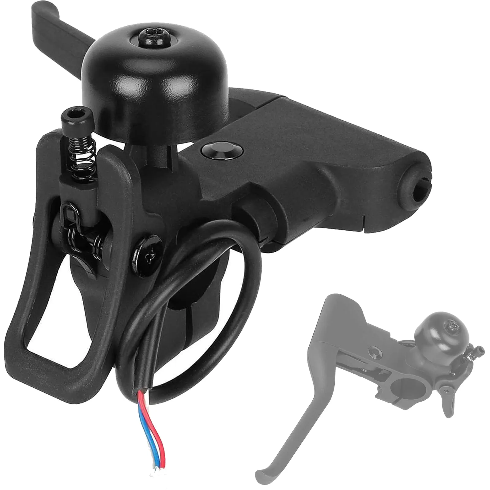 Comfortable Black Brake Lever with Bell for Ninebot F20/F25/F30/F40 Electric Scooters