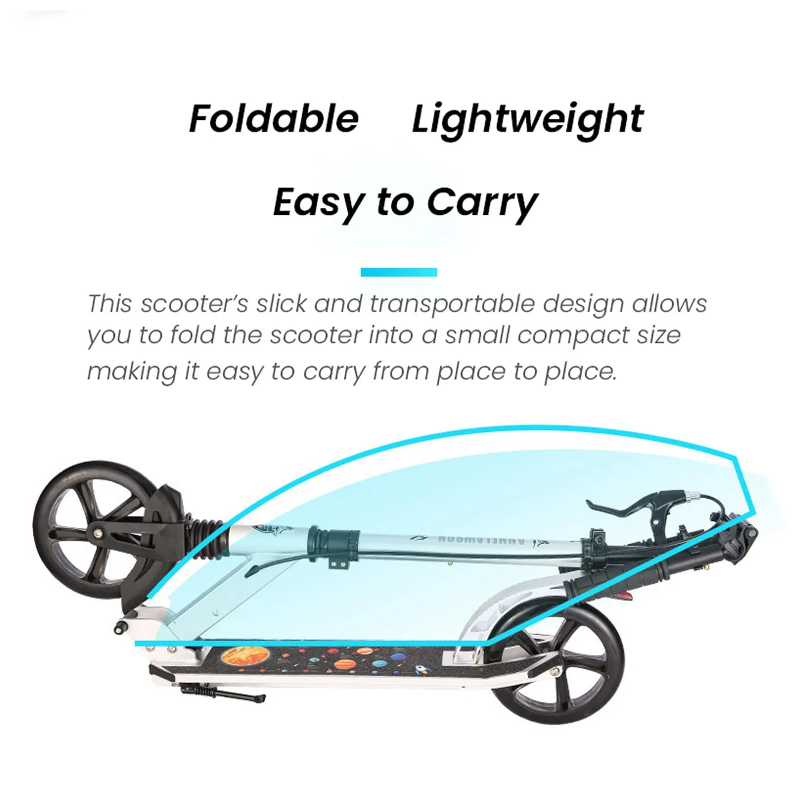 Lightweight, Foldable, Height-Adjustable