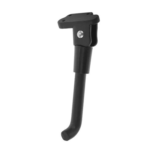 Convenient Black Iron Kickstand for Electric Scooters with Adjustable Height