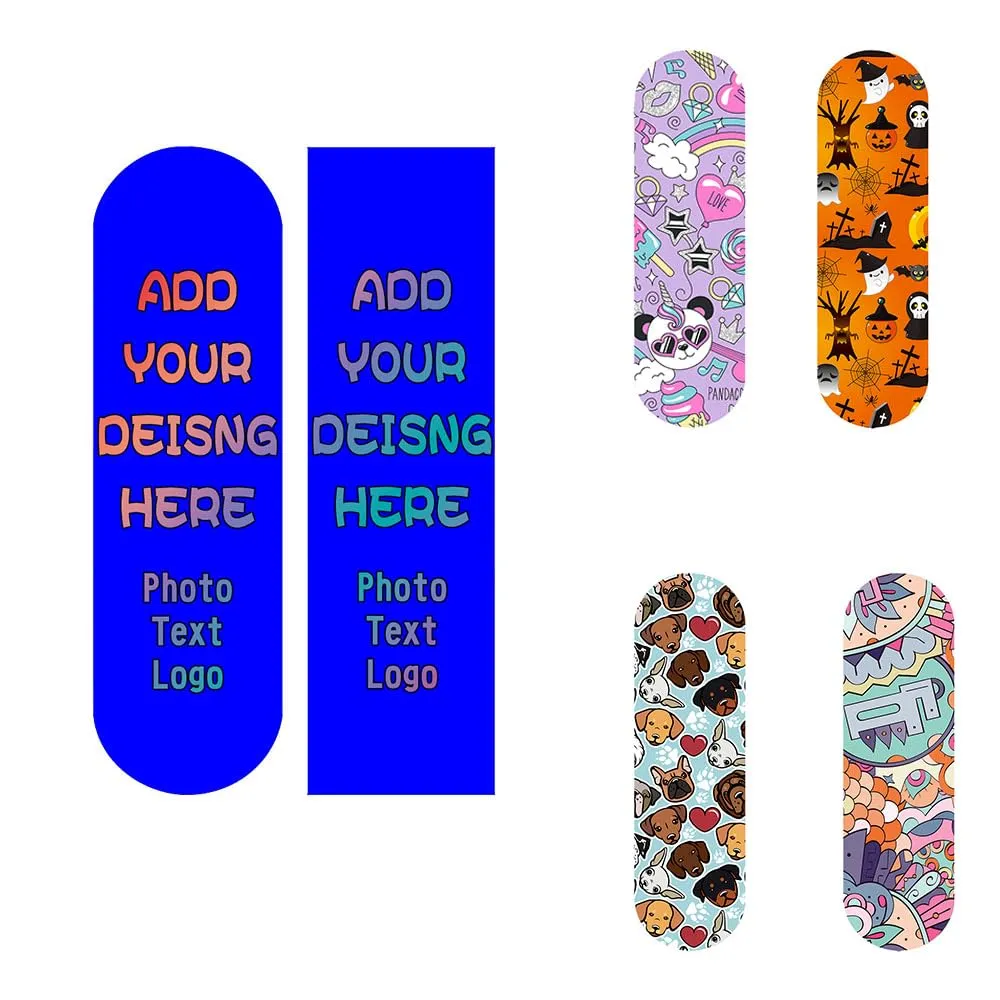 Custom Skateboard Grip Tape 33x9inch - Personalize with Your Photo, Waterproof, Anti-Skid Blue