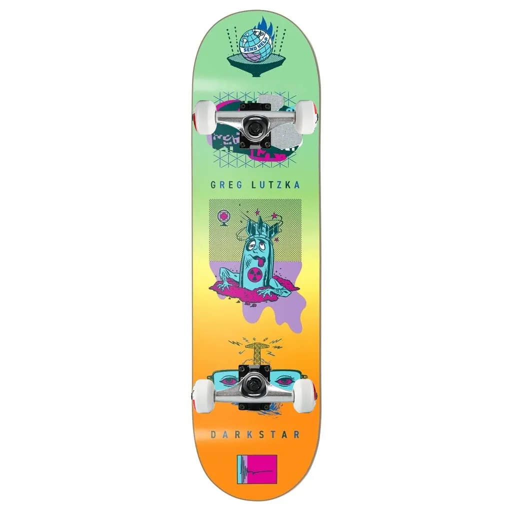 Darkstar Lutzka New Abnormal 8.0' x 31.5' Complete Skateboard with Amphetamine Bearings