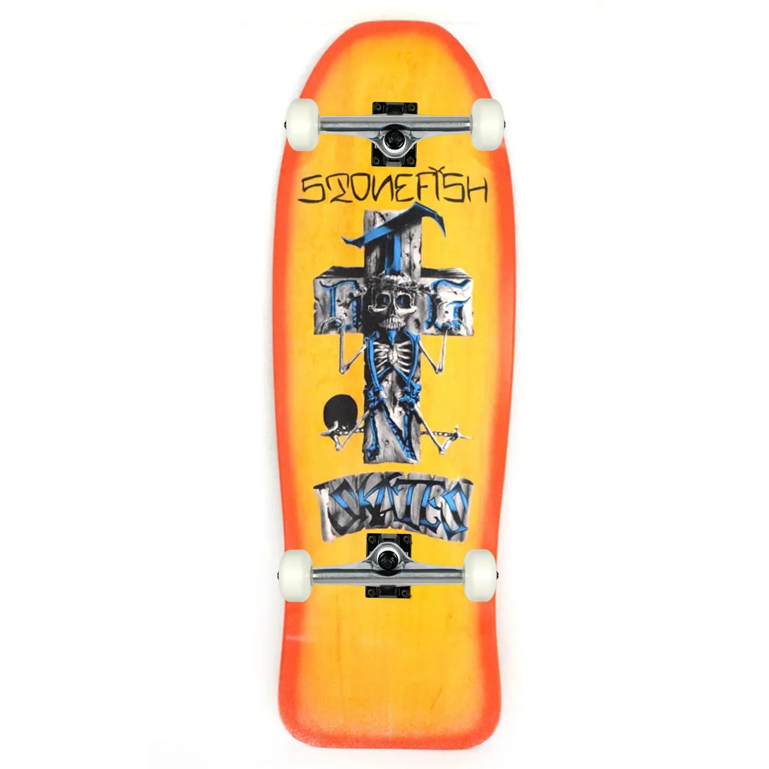 Dogtown Skateboard Assembly Stonefish Reissue Yellow/Orange Fade 10.125' x 30.325' Complete