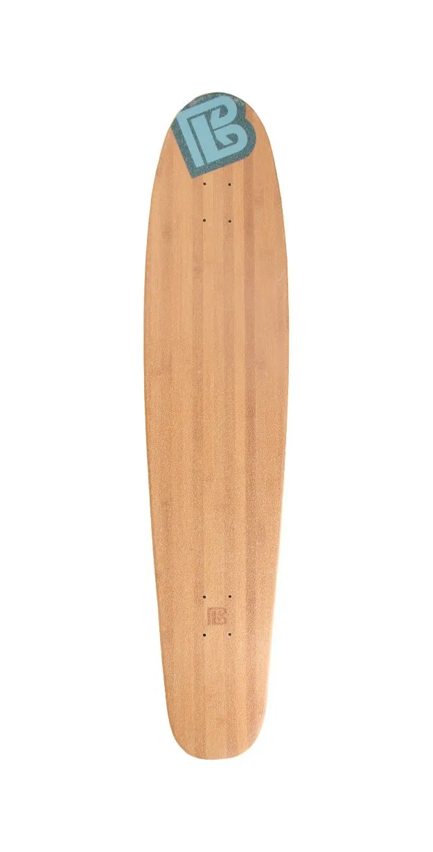 Double Kick Blank Skateboard Deck 41.13'x9.625' - Eco-Friendly Bamboo & Maple Construction