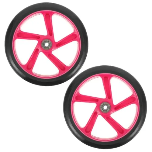 Durable 2pcs Skateboard & Scooter Wheels - Weather-Resistant Replacement for Smooth Performance