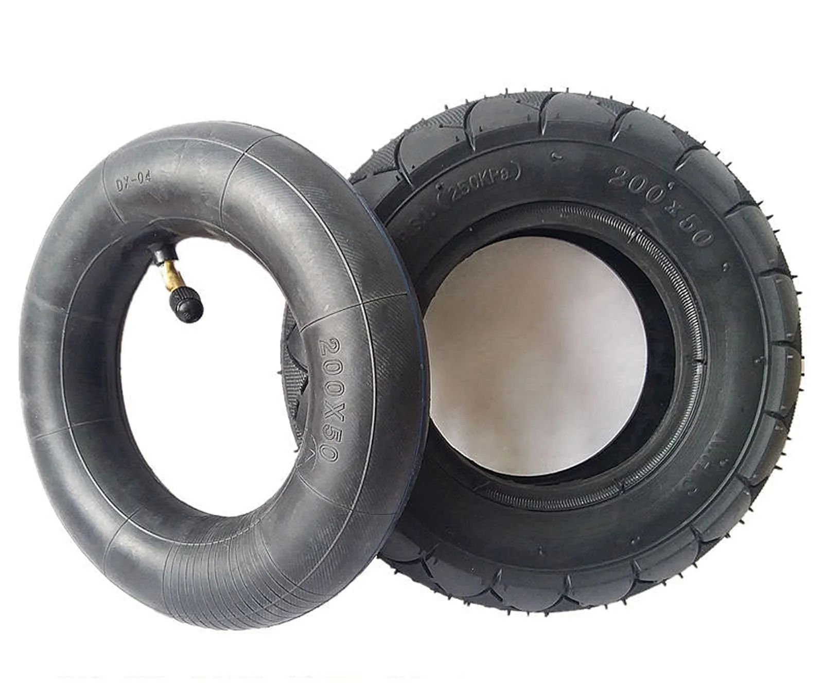 Durable 8-Inch Scooter Replacement Wheels with Vibration Dampers for Smooth Riding Experience