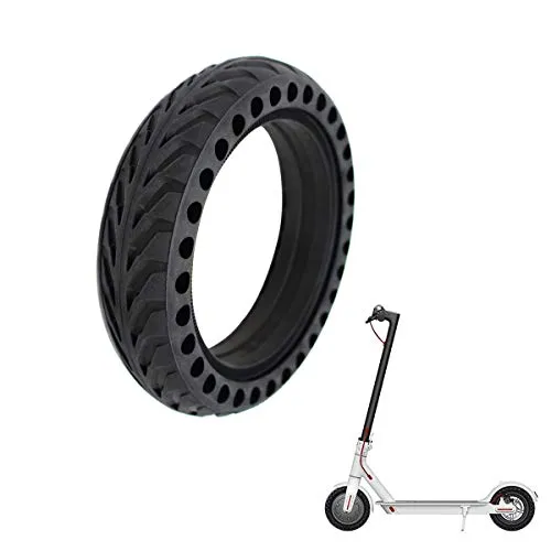 Durable 8.5-Inch Solid Tires for Electric Scooters - Puncture-Proof Honeycomb Design