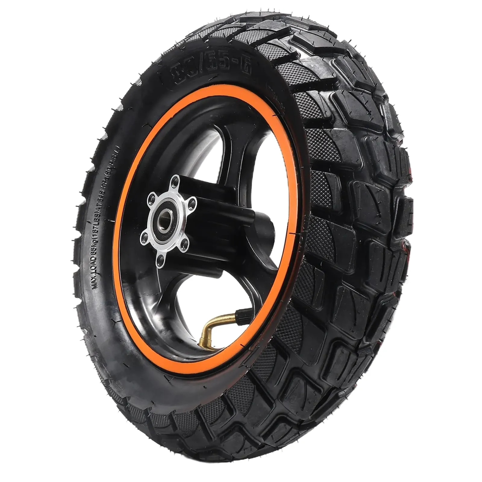 Durable 80/65-6 Scooter Tire with Aluminium Hub for Smooth Off-Road Performance