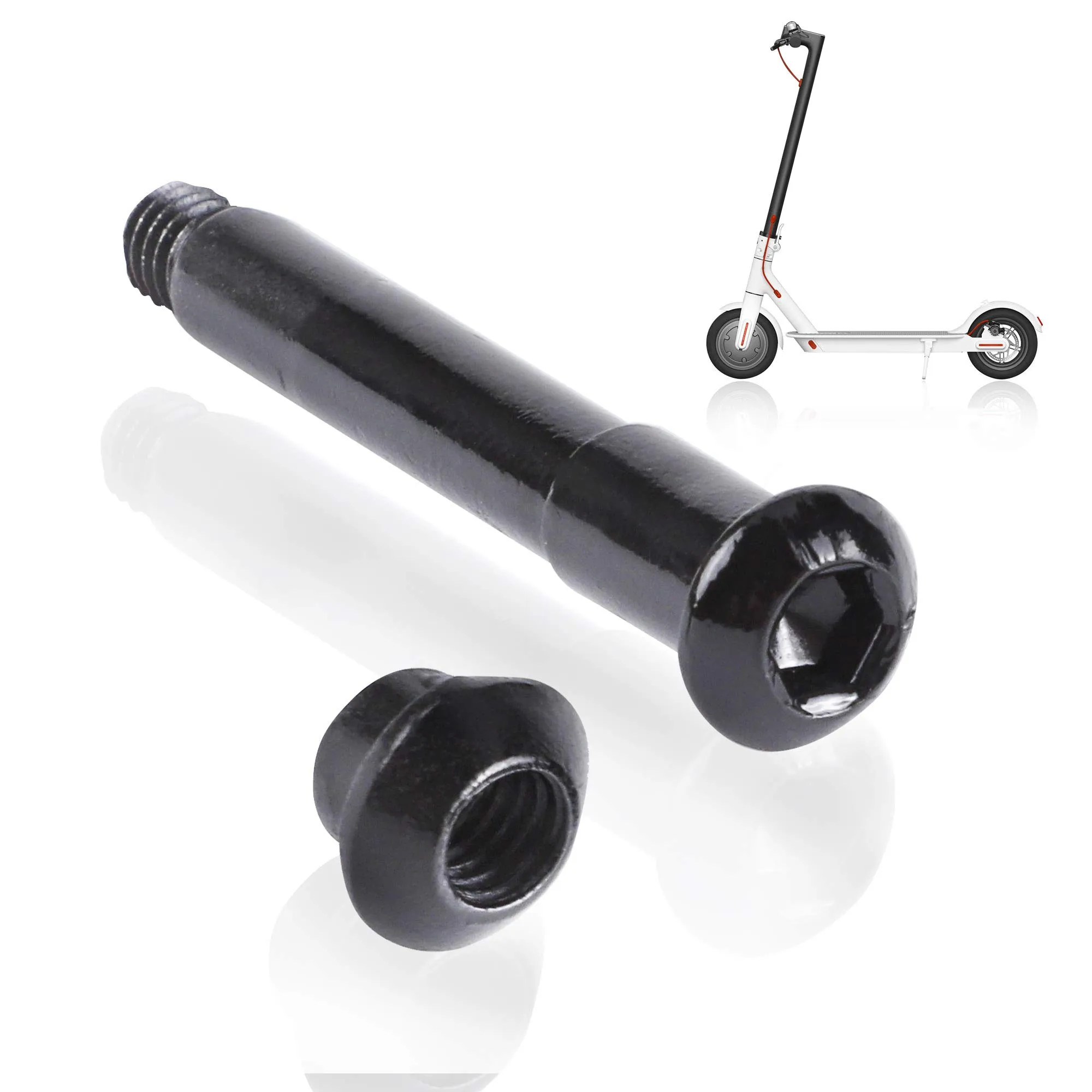 Durable Black Locking Screw for Xiaomi M365 Scooter – High-Strength Steel Replacement Part