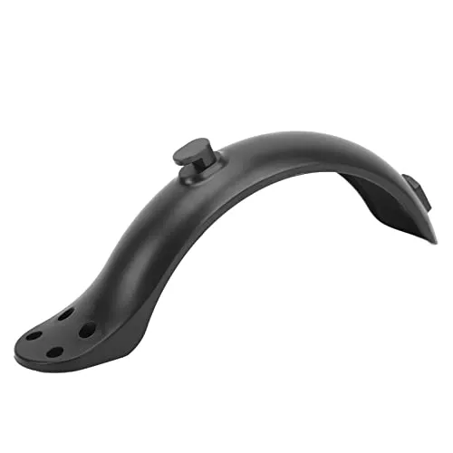 Durable Black Mudguard for Electric Scooters - Easy to Install, Weather-Resistant Replacement