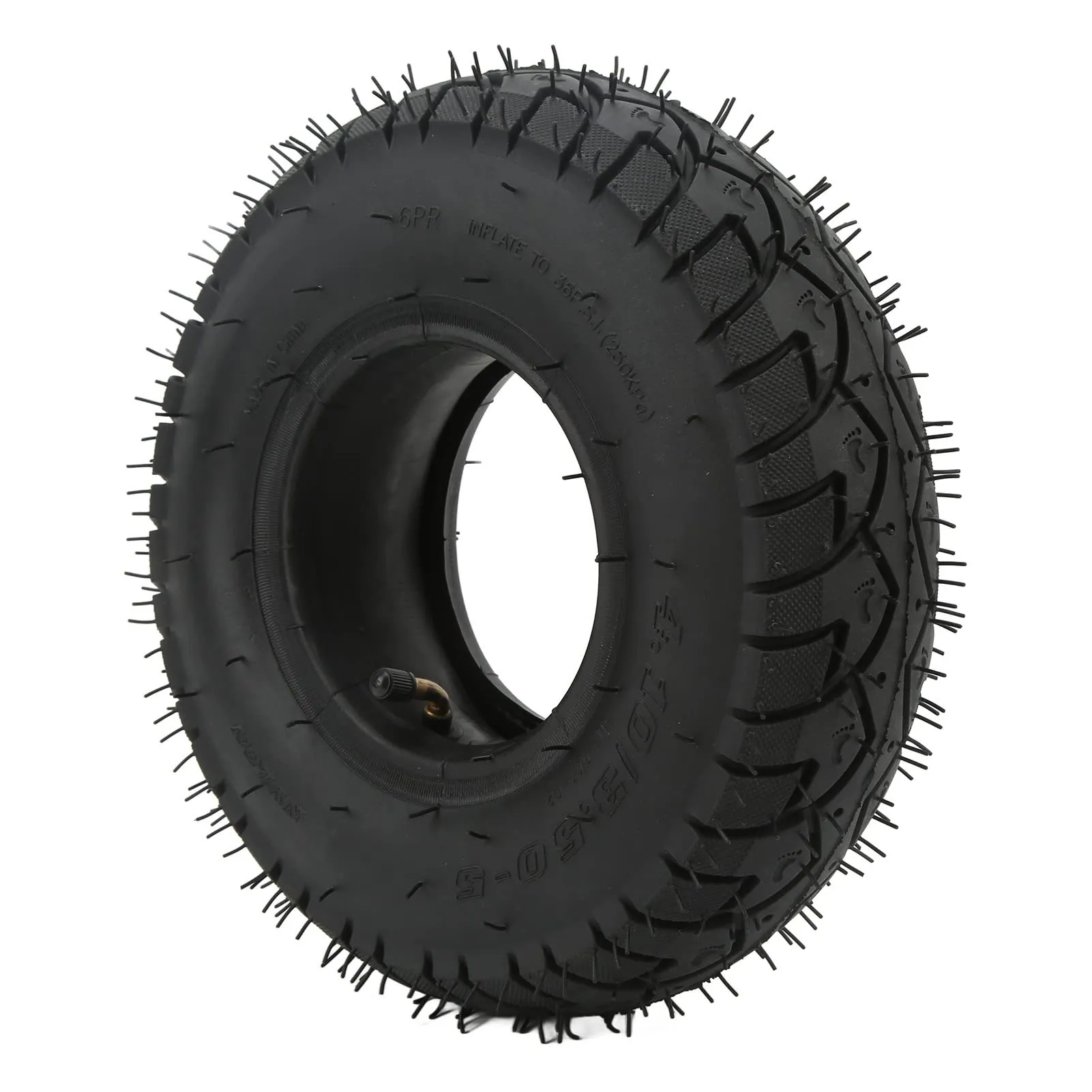 Durable Electric Scooter Tire with Inner Tube - 4.10/3.50-5 Non-Slip Pneumatic Replacement