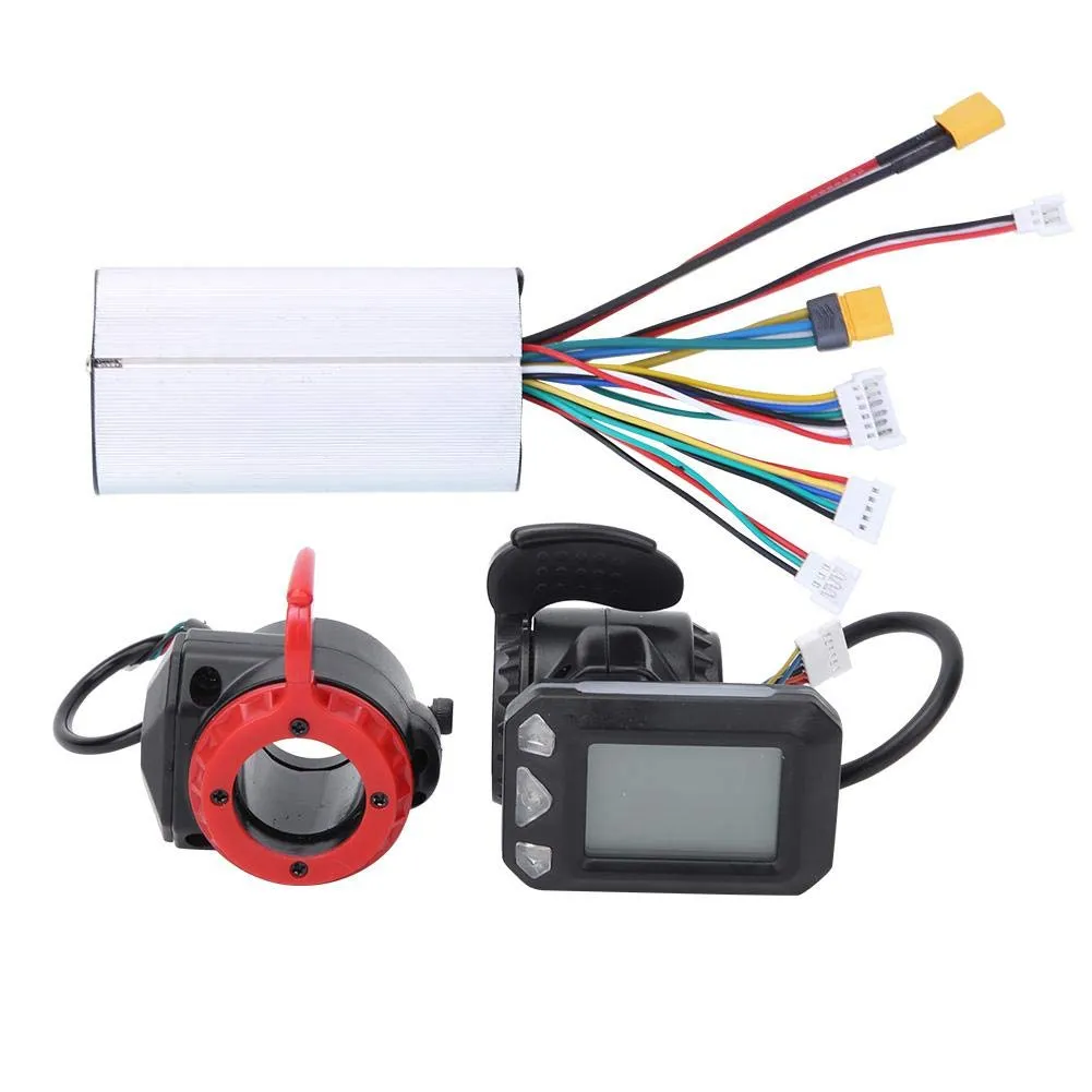 Electric Bicycle Controller Set with LCD Display - Lightweight, Rainproof, Easy to Install