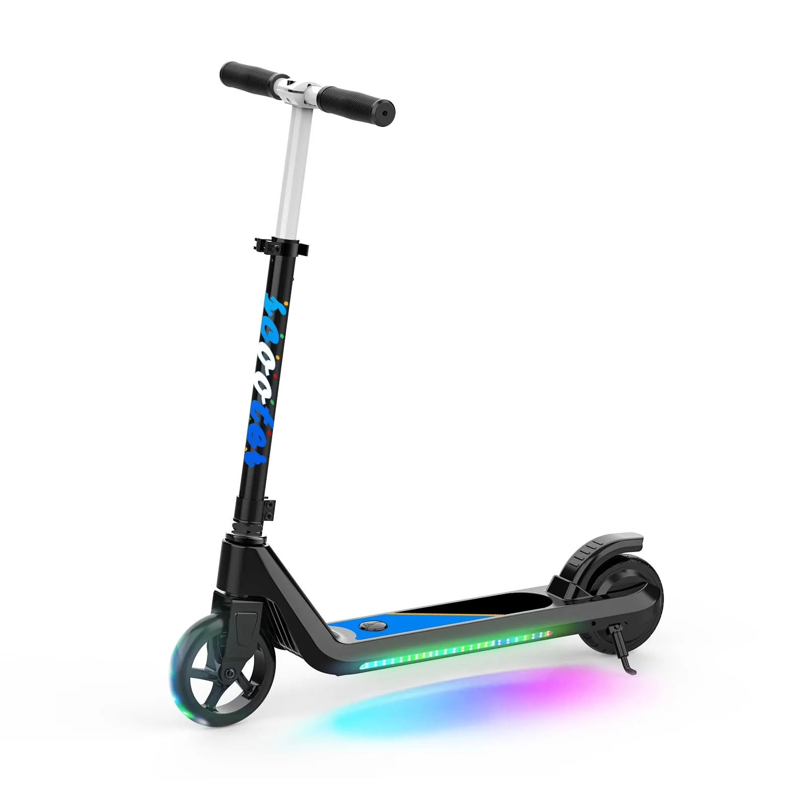 Electric Scooter for Kids 6-10, Adjustable Speed & Height, Flashing Wheels & Lights