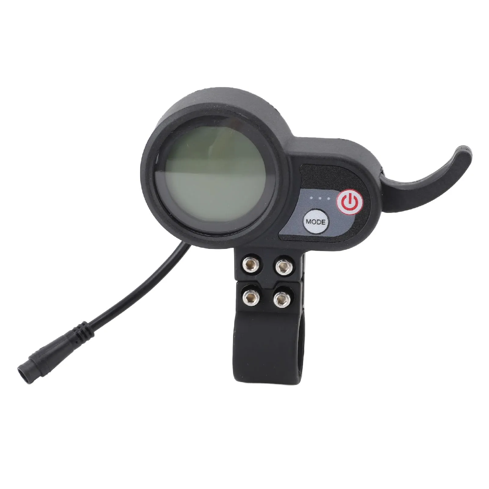 Electric Scooter LCD Display Panel for 10-Inch Scooters, Waterproof 6-Pin Connector