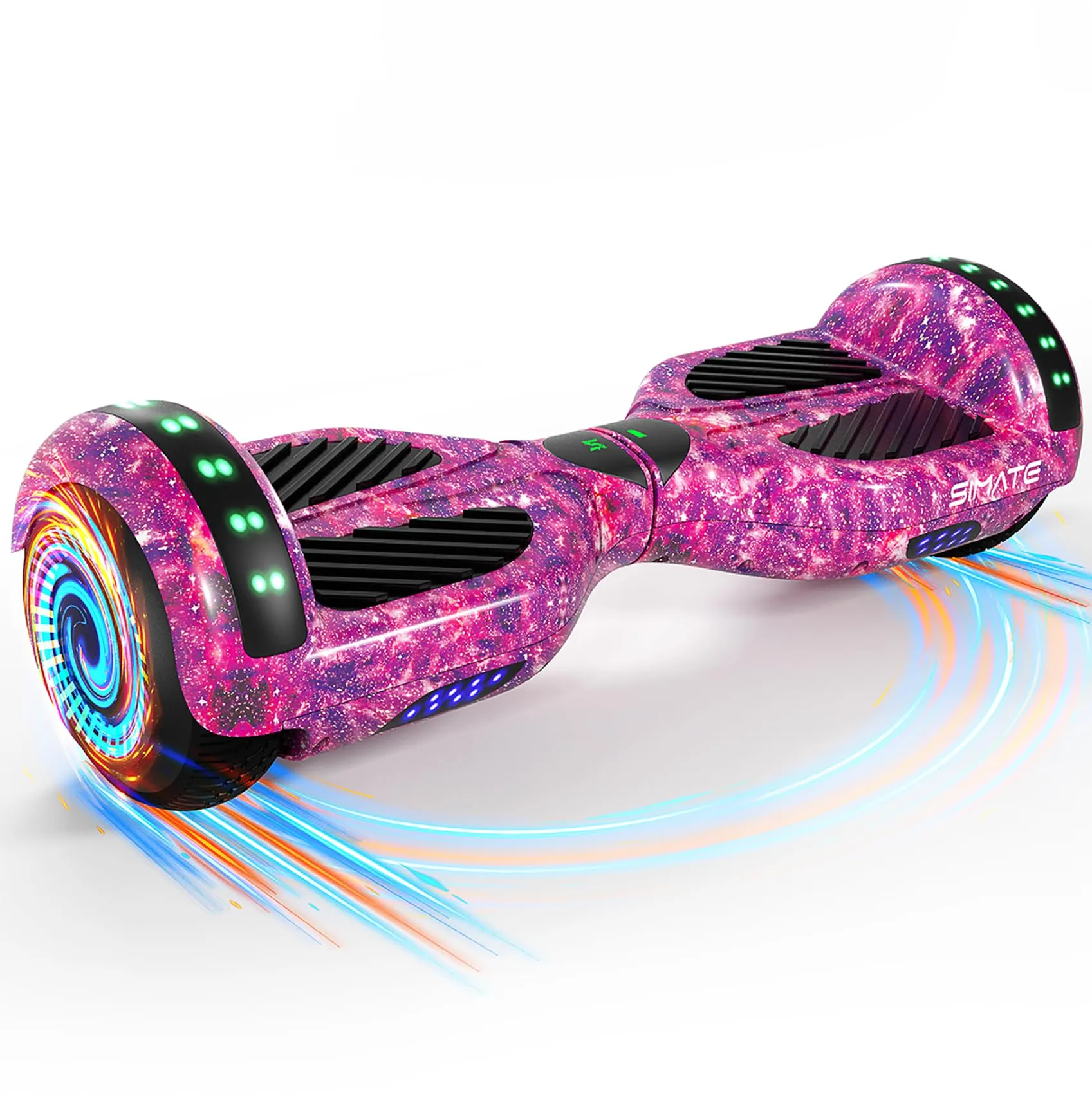 Electrifying 6.5' Self-Balancing Hoverboard with LED Wheels, Bluetooth, and 7.5 mph Speed