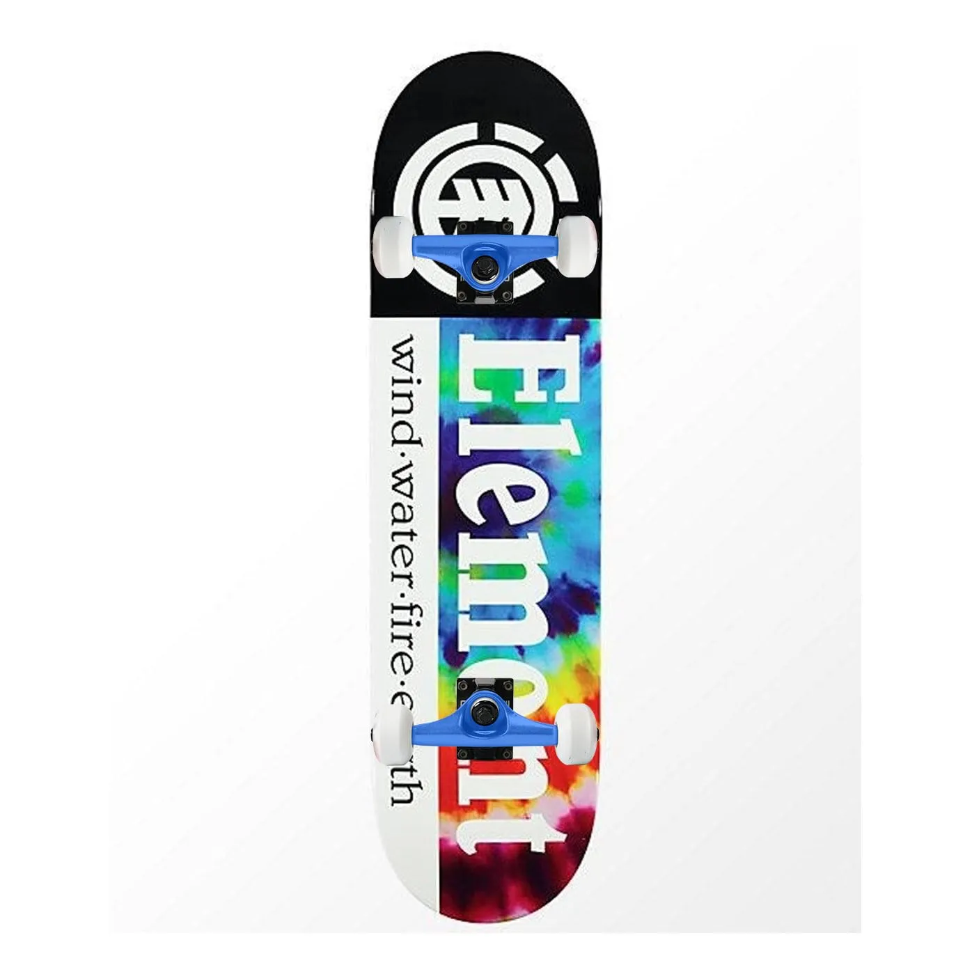 Element Skateboard Tie Dye 8.0' x 31.75' Complete with Premium 7-Ply Maple Deck