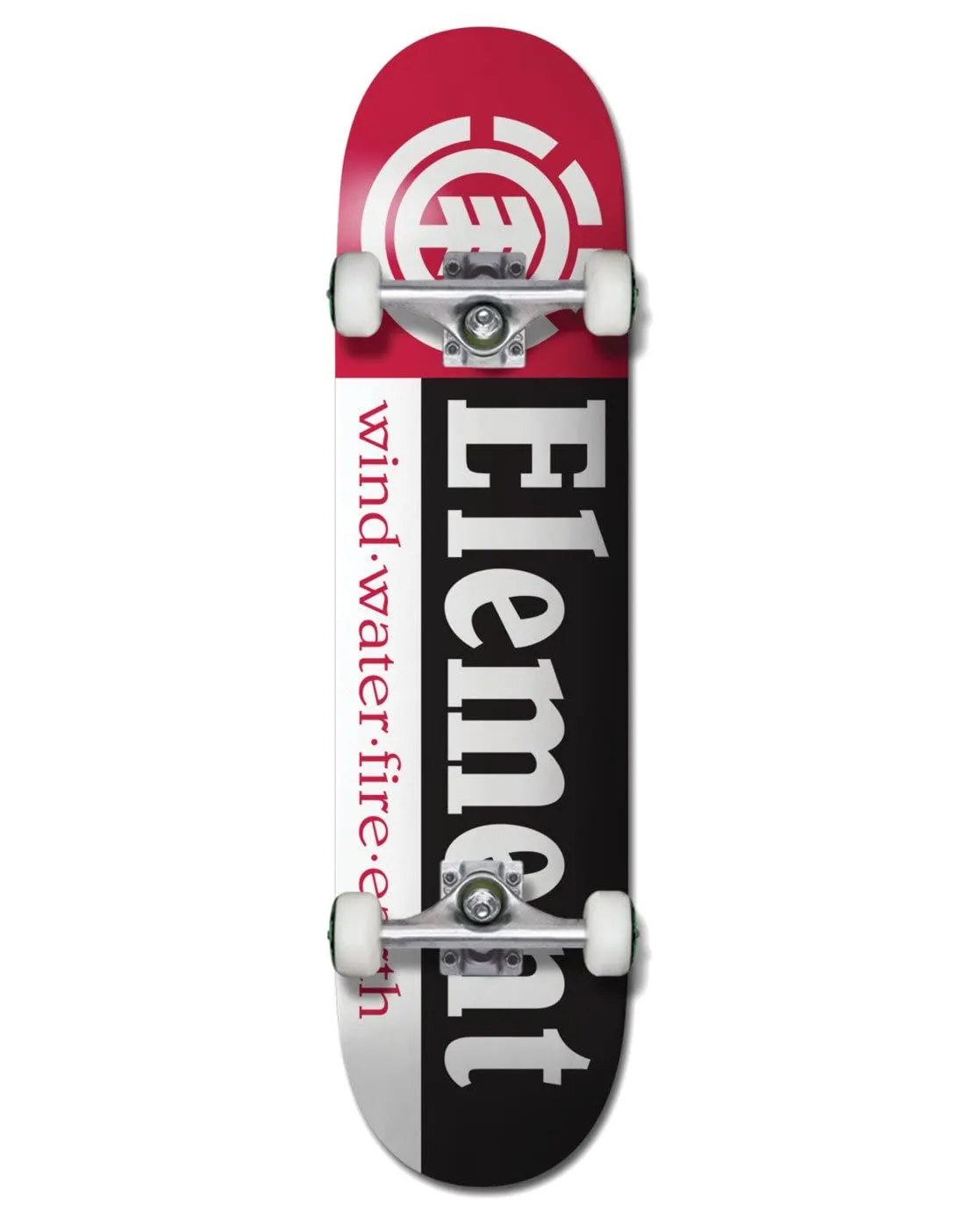 Element Skateboards Section Complete Skateboard 8'x32' - Maple Wood, Stainless Steel, Customizable