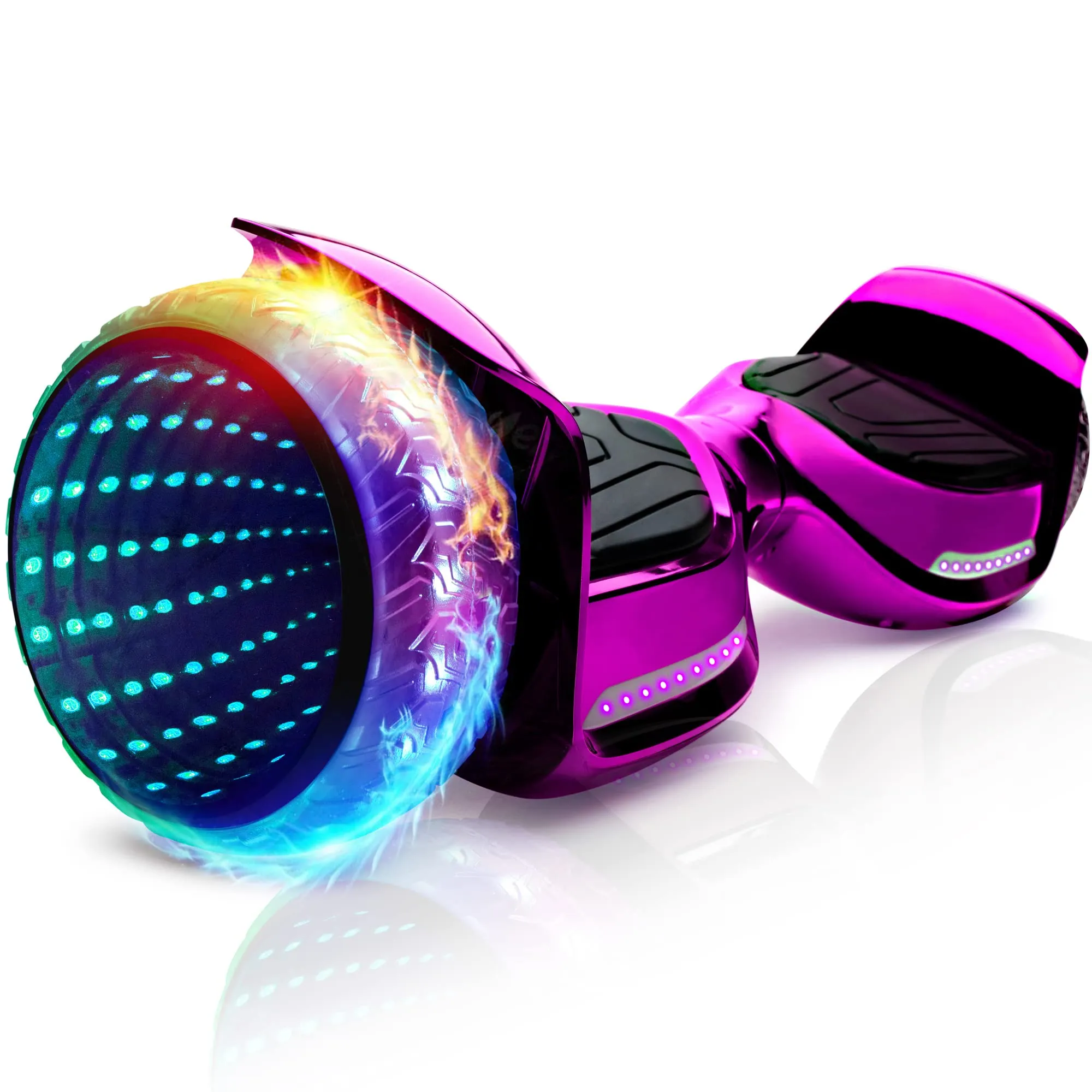 Emaxusa 6.5' LED Hoverboard with Bluetooth Speaker, UL Safety Certified & Non-Slip Footplates