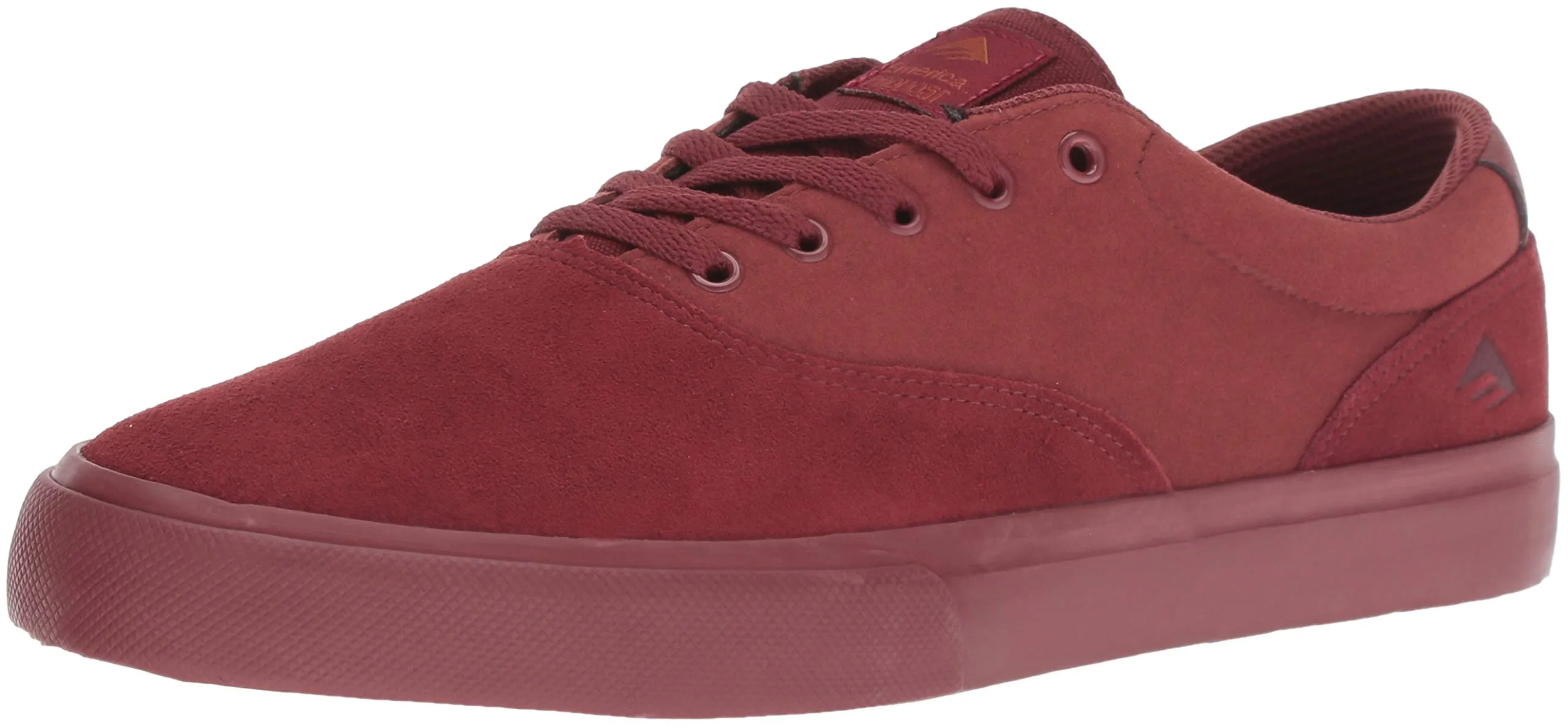 Emerica Men's Provost Slim Vulc Shoes, 8.5, Burgundy/Brown - Durable, Stylish Skateboarding Footwear