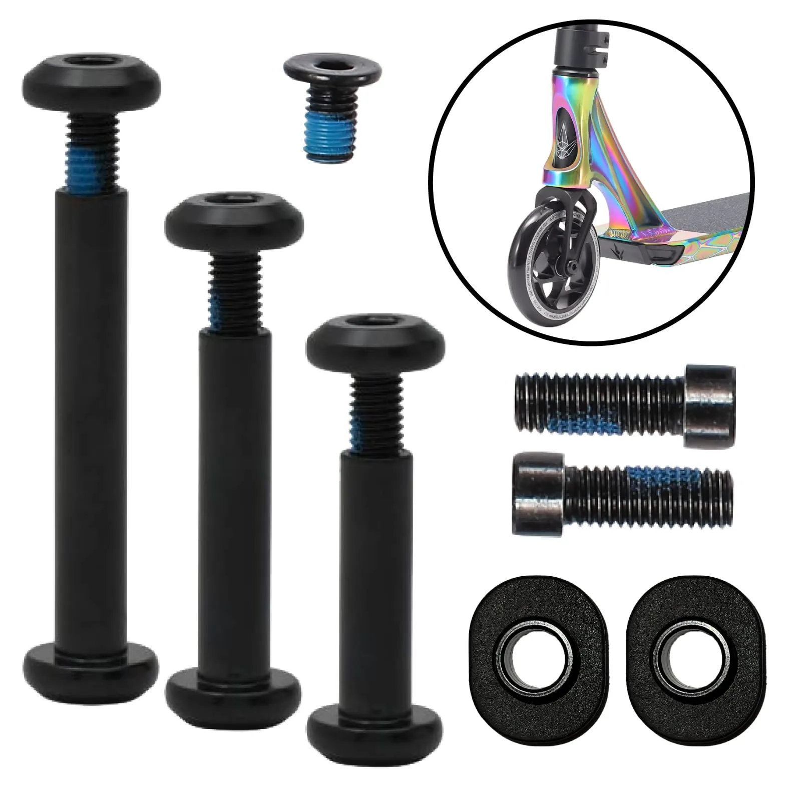 Envy Scooters Hardware Replacement Pack – Durable Axles and Bolts for Pro Scooters