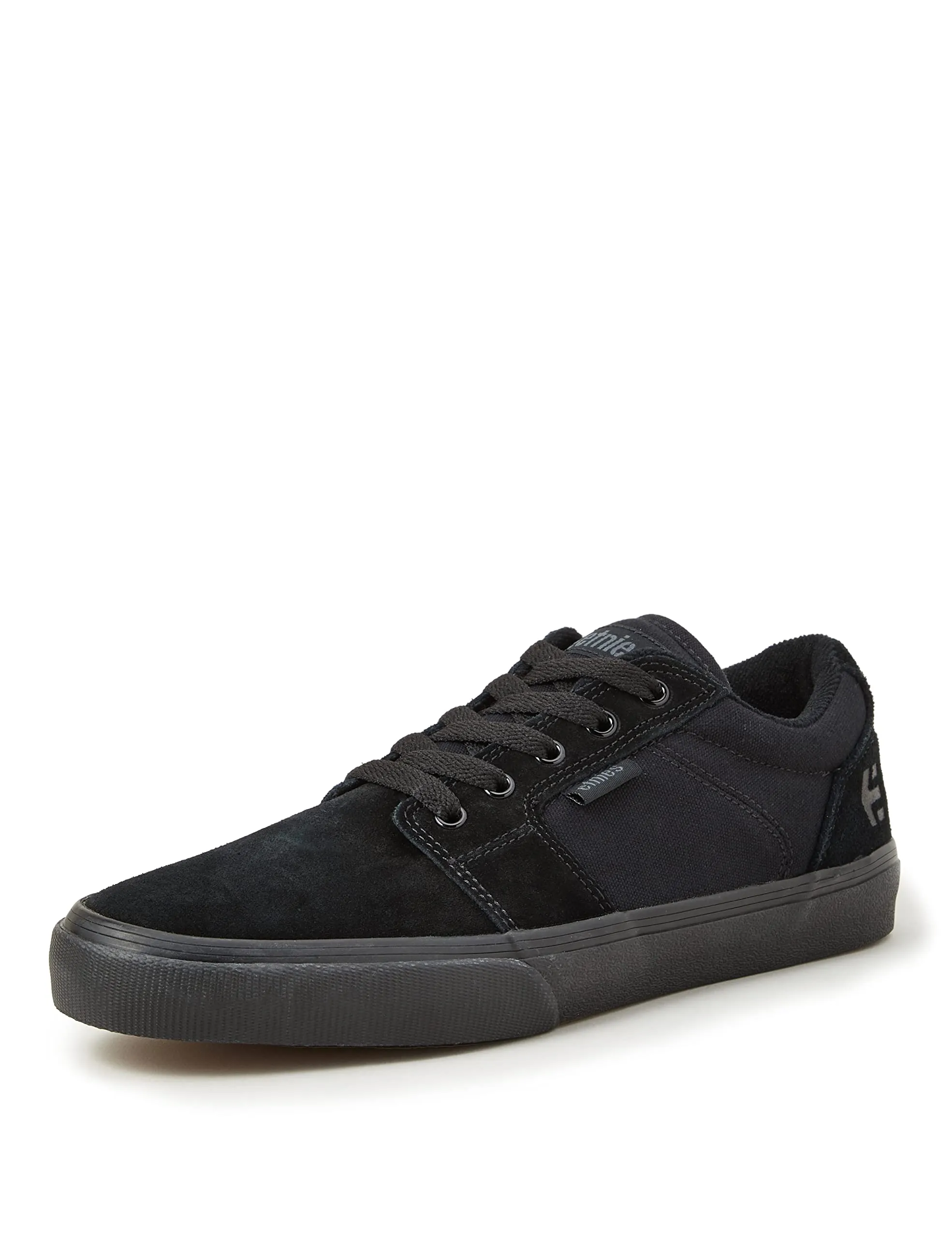 Etnies Men's Barge LS Skate Shoe - Black/Black/Black, Durable, Sustainable, Skateboarder-Owned