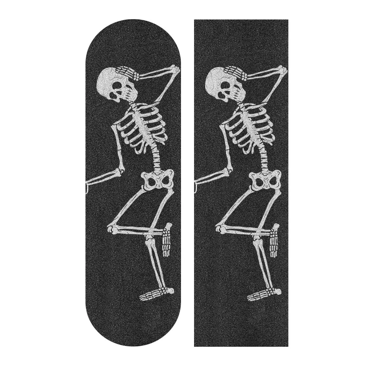 Funny Skeleton Human Skateboard Grip Tape 9'x33' - Non-Slip, Wear-Resistant Deck Sticker