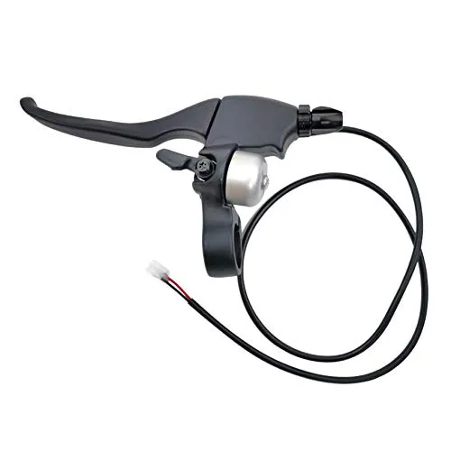 Geynutaly 2-in-1 Electric Scooter Brake Handle & Aluminum Bell Ring for 8.5' Scooters