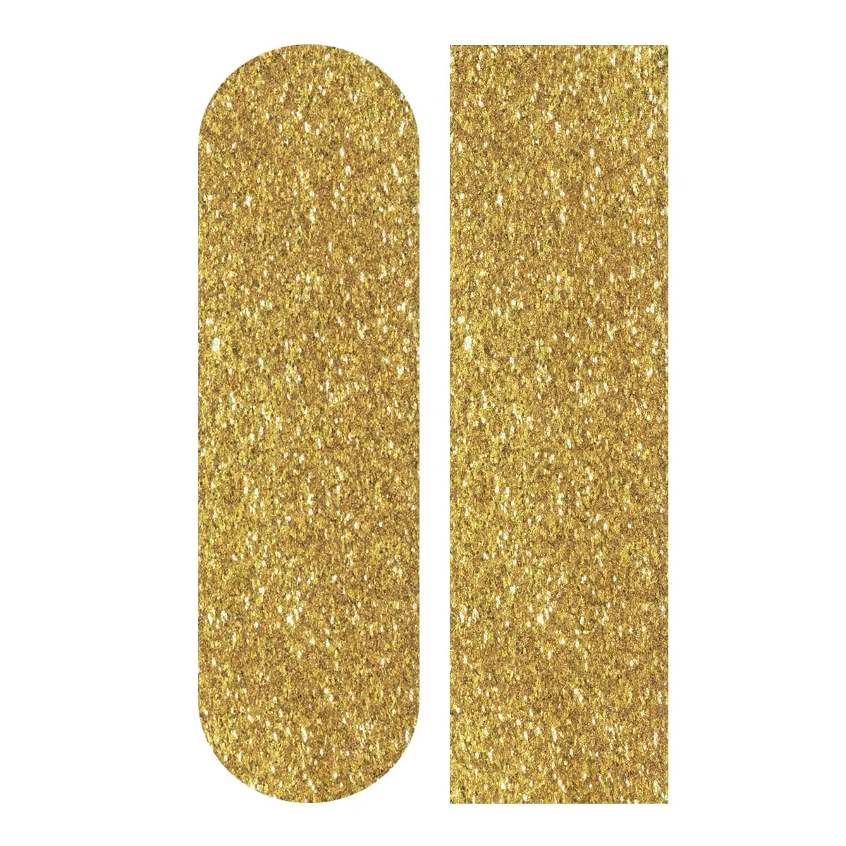 Gold Glitter Texture Skateboard Grip Tape 33.1' x 9.1' Longboards Durable Non-Slip Sandpaper