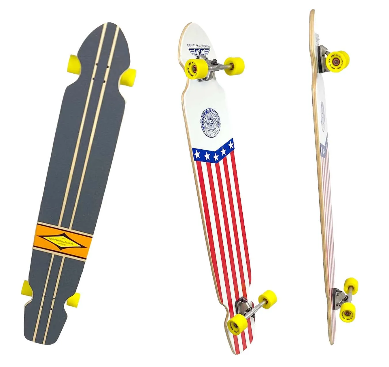 Gravity Longboard Skateboard for Cruising, Carving & Downhill