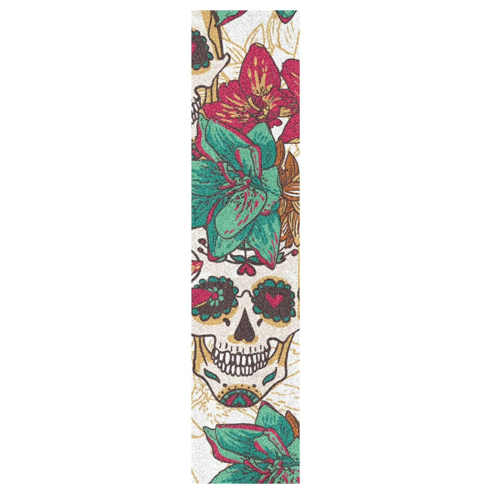 Gree Skull Skateboard Grip Tape 44x10 Inch Non-Slip Sandpaper Longboard Scooter Griptape