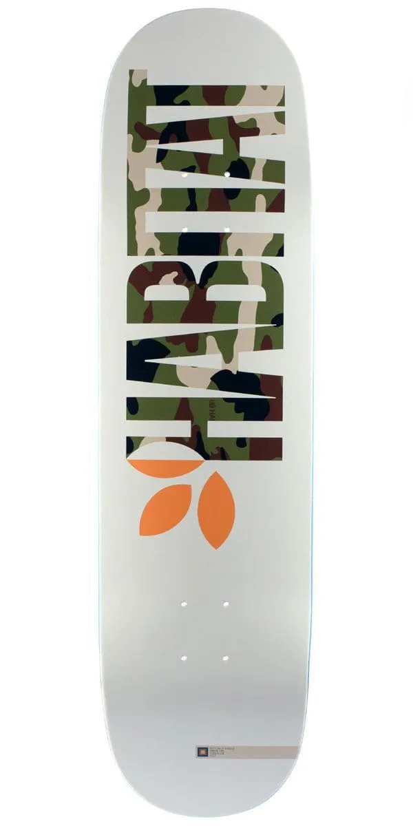 Habitat Apex Camo Twin Skateboard Deck - 8.50' Wide, 31.85' Long, 14.25' Wheelbase