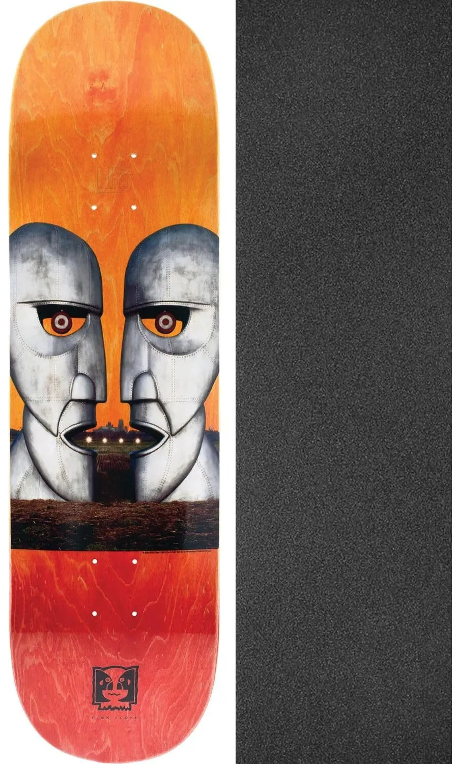 Habitat Skateboards Division Bells Deck 8.75' x 32.25' Bundle with Black Magic Griptape