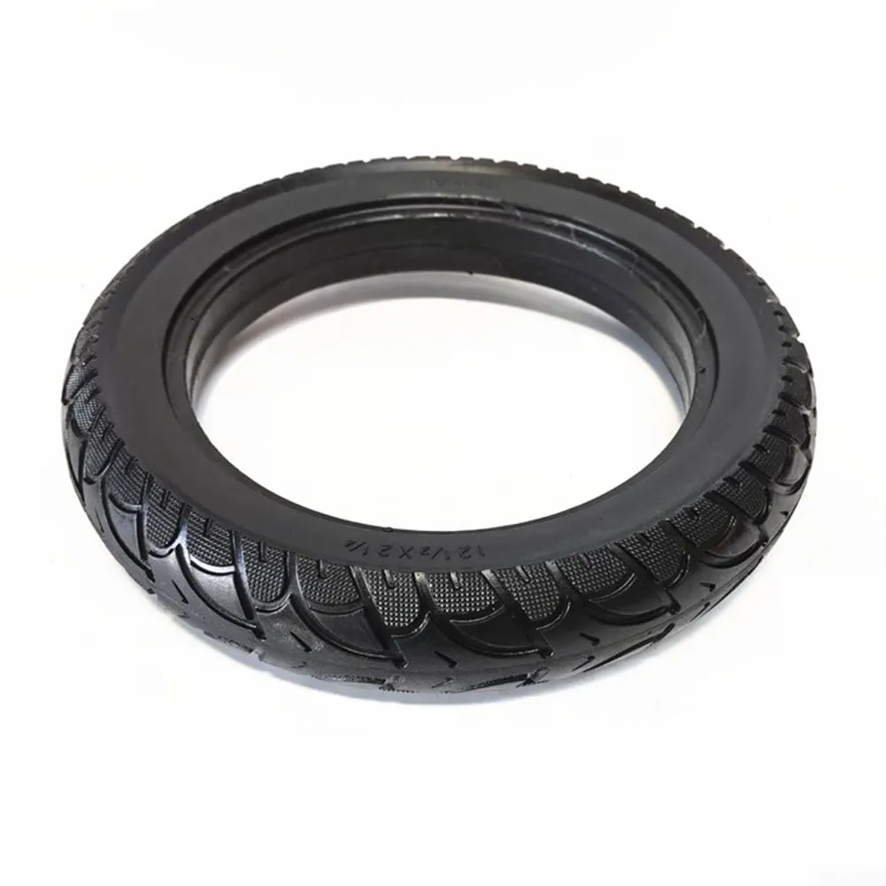 Heavy-Duty 12-Inch Solid Tires for E-Bike & Scooter – Durable, Puncture-Proof Replacement