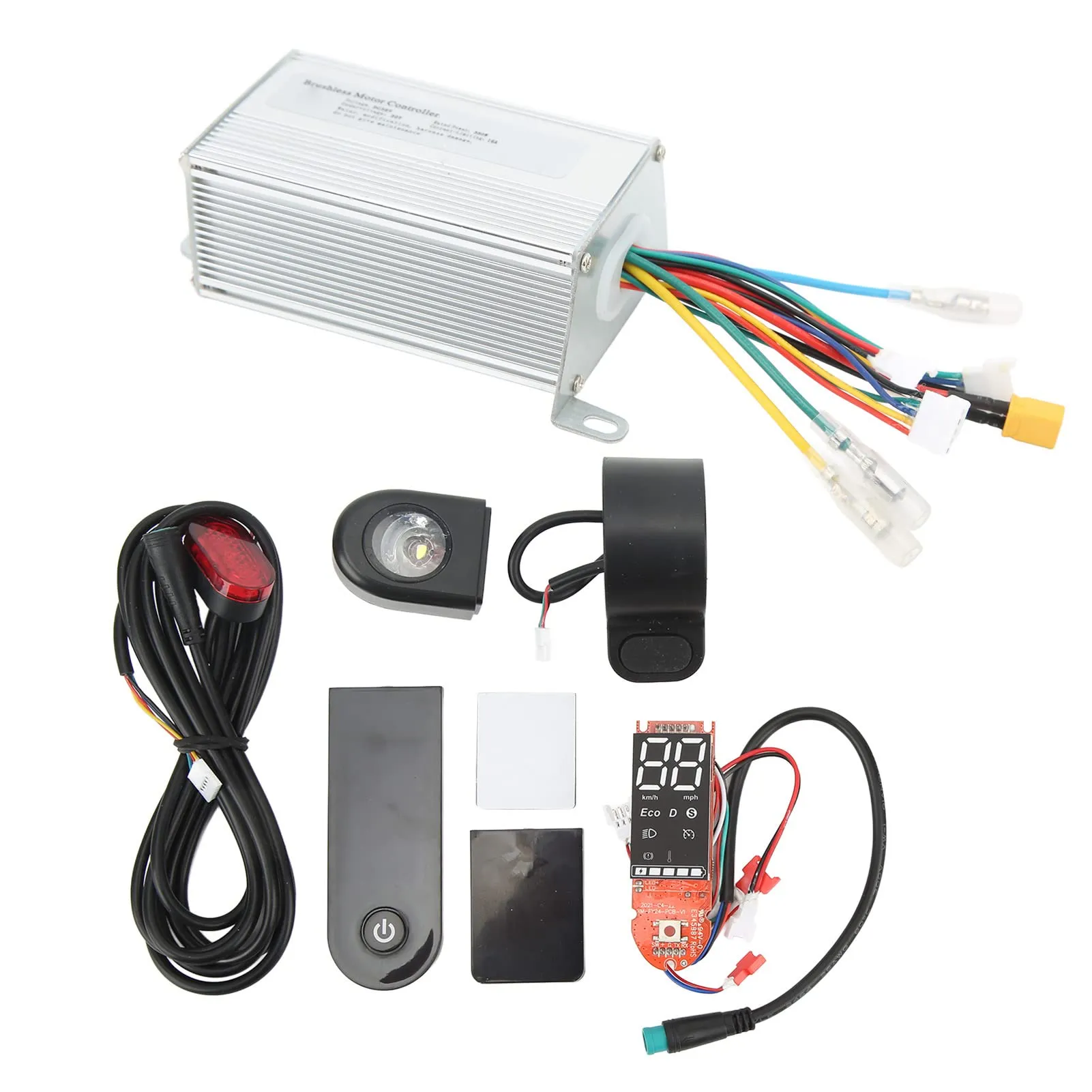 HERCHR 36V 350W Electric Scooter Controller Set with Waterproof Dashboard & Easy Install