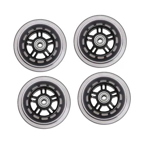 High-Performance 100mm Transparent Scooter Wheels for Kids – Durable, Lightweight, and Versatile