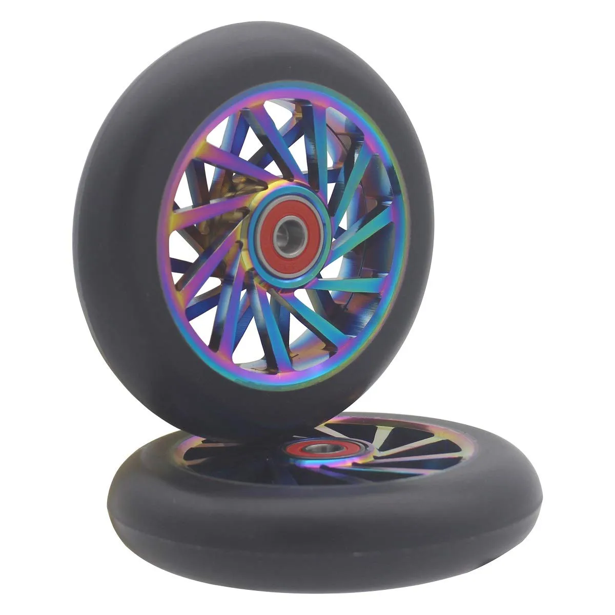 High-Performance 110mm Hollow Wheels with ABEC-11 Bearings for Pro Stunt Scooters