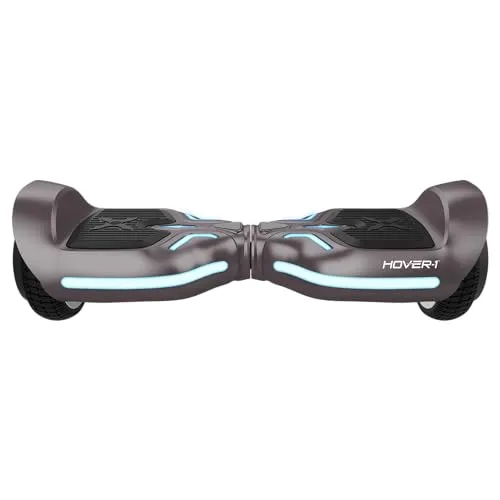 Hover-1 Ranger Electric Hoverboard with Bluetooth Speaker, 7 MPH, 6 Miles Range, Gray