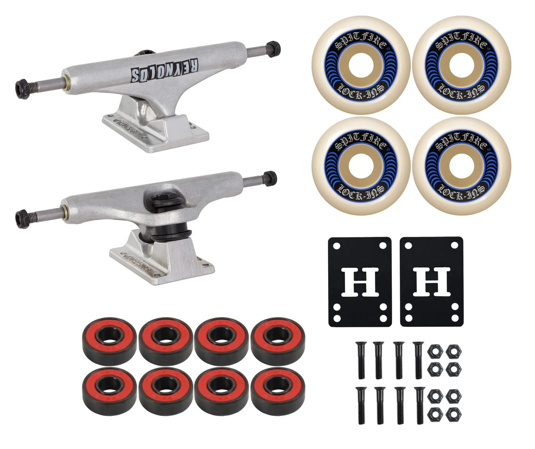 Independent Skateboard Trucks Andrew Reynolds Hollow Mid 144 8.25' with Spitfire F4 Wheels