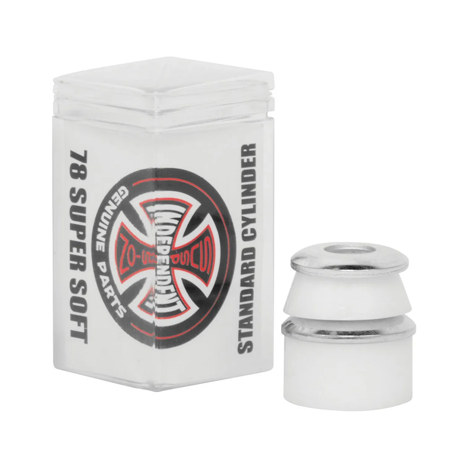 Independent Standard Cylinder Cushions 78A White 2 Pack with Washers Skateboard Bushings