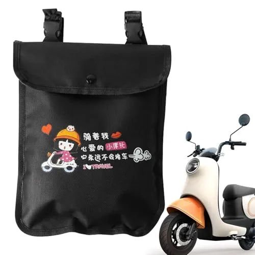 Large Capacity Waterproof Scooter Handlebar Bag with Multi-Functional Pouch for All Riders