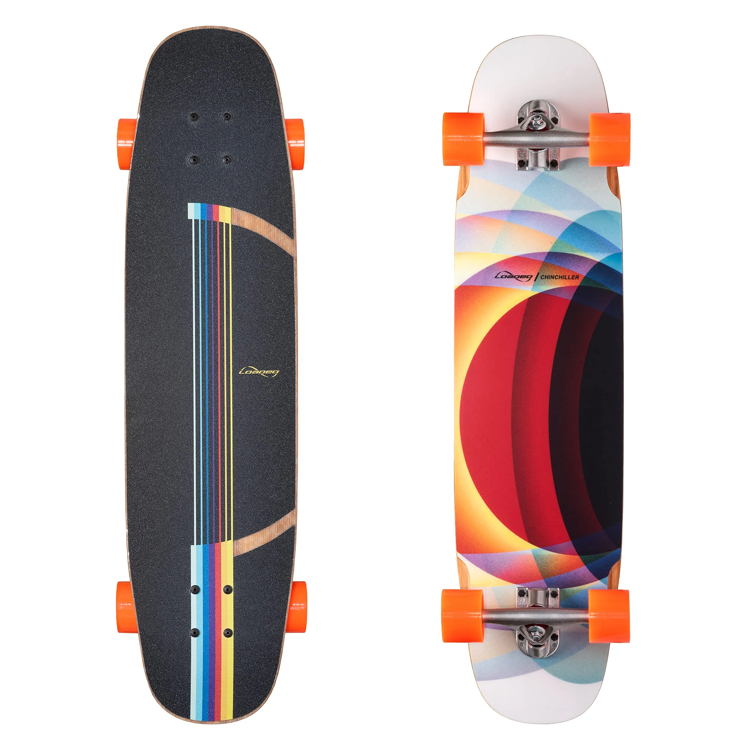 Loaded Boards Chinchiller Skateboard - Compact, Versatile Longboard with Mellow Kicktails