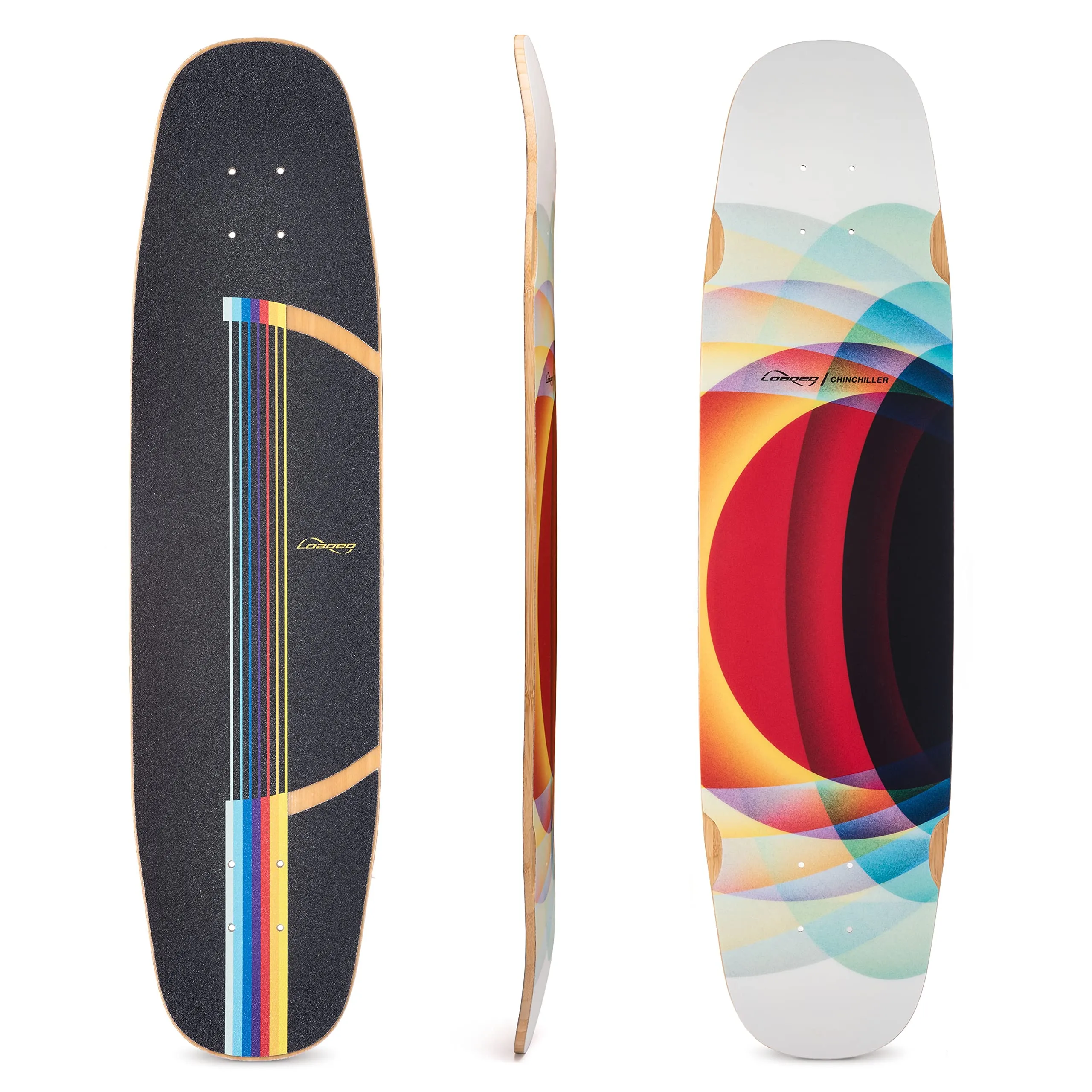 Loaded Boards Chinchiller Skateboard - Relaxed Versatile Longboard for Freestyle & Freeride Fun